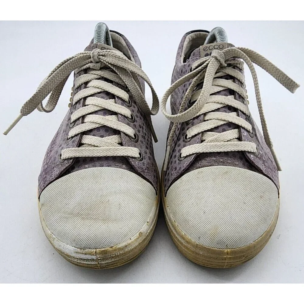 ECCO Women's Tray Hybrid Hydromax Lace Up Golf Shoes Purple/Gray Size 6-6.5 Wide
